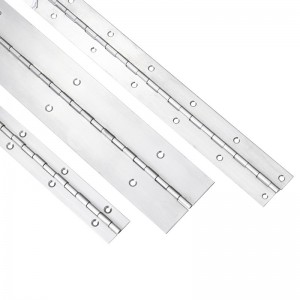 Προσαρμοσμένη μακρά άρθρωση 201#304#Πάχος 1.0mm Ανοξείδωτο χάλυβα παχύ πιάνο μεντεσέτο συνεχής σειρά